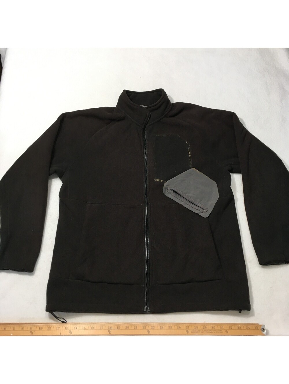 The North Face Grizzly Polartec type Pro Fleece Jacket black distressed